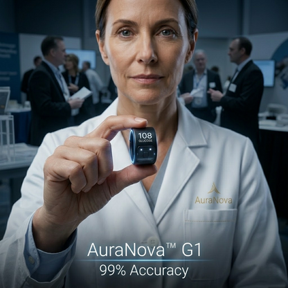 🎉 75% OFF Launch Offer🏆AuraNova™ G1 Non-Invasive Smart Ring