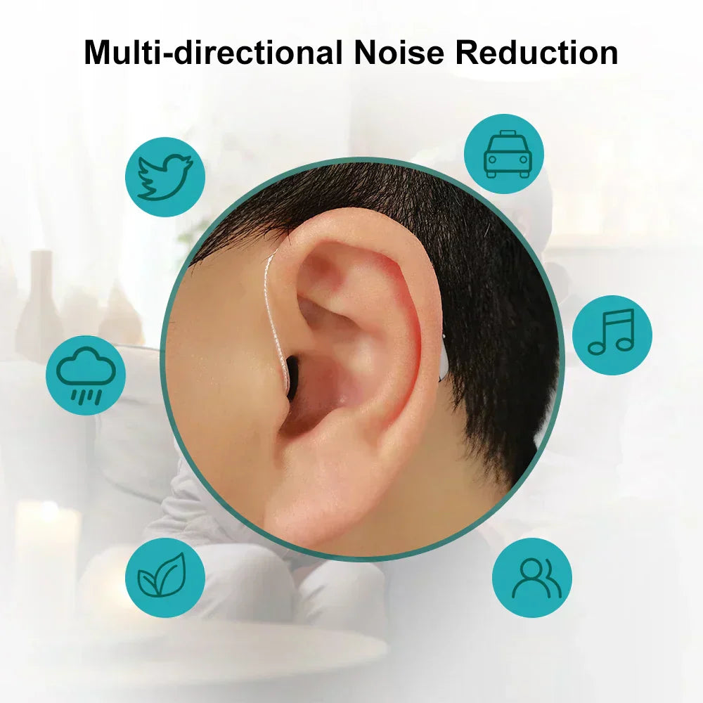 Pryxo™ Smart, Self-Fitting Bluetooth Hearing Aids (App Controlled)