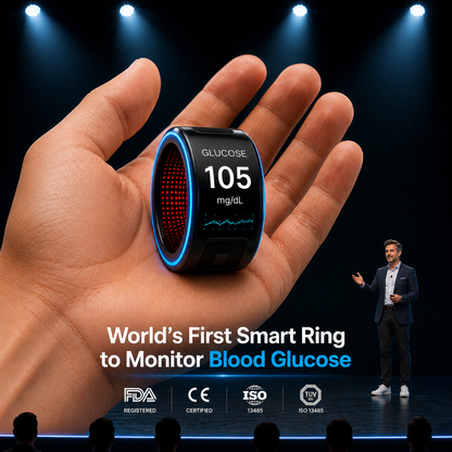 🎉 75% OFF Launch Offer🏆AuraNova™ G1 Non-Invasive Smart Ring